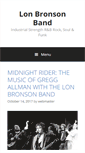 Mobile Screenshot of lonbronsonband.com